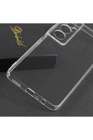 Zore Realme C65 4g Kılıf Süper Silikon Kapak - Şeffaf Şeffaf