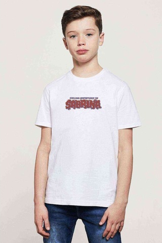 Qivi Chilling Adventures Of Sabrina Yazi 2 Baskılı Unisex Çocuk Beyaz