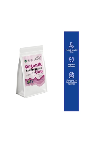 Ots Organik Keçiboynuzu Unu 500 gr (Organik Sertifikalı, Pestisit Analizli)