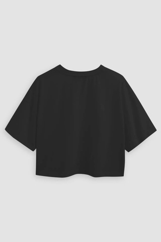 Hiccup Basic Bisiklet Yaka Kısa T-shirt Siyah
