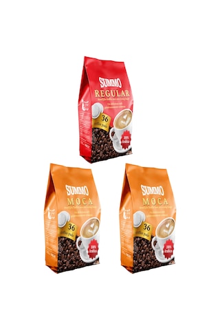 Summo 1 Adet Regular ve 2 Adet Moca 108'li Avantaj Paketi (36X3)