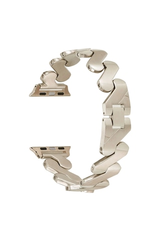 iOs Watch Uyumlu 7 8 41mm Kordon Krd-80 Metal Bilezik Strap Kayış