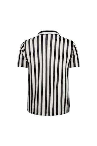 Hatemoğlu Ekru Çizgili Regular Fit Polo Yaka Tişört Ekru - Bej