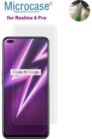 Microcase Realme 6 Pro Full Ön Kaplama Koruma Filmi