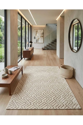 Carpet Gold Kesme Halı Yolluk Salon Hol, Koridor Mutfak Yıkanabilir Jel