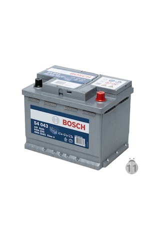 Bosch 12V 62 Ah S4 043 - 60 Ah Kasası Akü