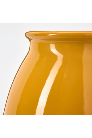 Ikea Kopparbjörk Seramik Vazo 21 Cm Sarı