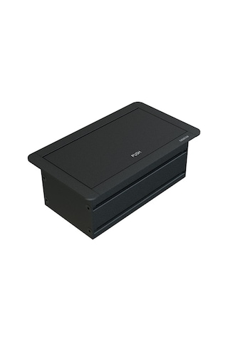 Metalline® Klip-line Bas-Aç Priz Sistemi Usb - Siyah