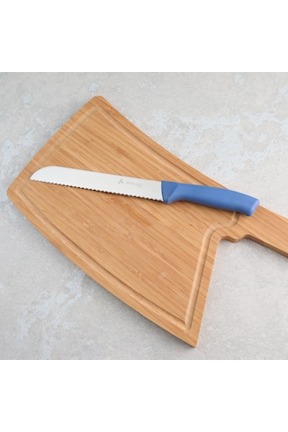 Aryıldız Rexa Tırtıklı Ekmek Bıçak Mavi 19 Cm Renkli