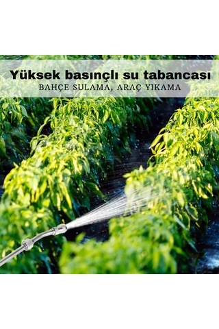 Techtic Bahçe Sulama Yüksek Basınç Su Tabancası 30 CM