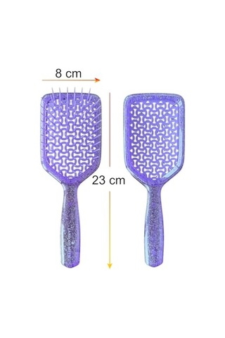 Brush Orijinal Detangler Saç Fırçası Stitch - Ultra Yumuşak Intelliflex Kıllar - Dolaşık Açıcı Fırça Tüm S Genel