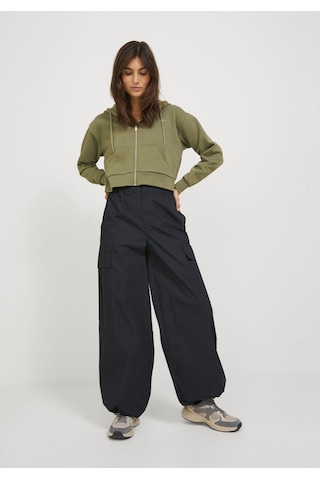 Jack & Jones Kadin Fonksiyonel Cepli Kargo Pantolon - Yoko 12224655 Black Krem