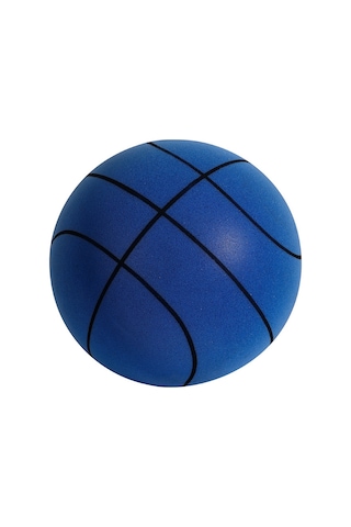 Dianziye Çocuklar İçin Sessiz 7 Numara Mavi Çizgili Basketbol Topu - Taşınabilir Ve Eğlenceli