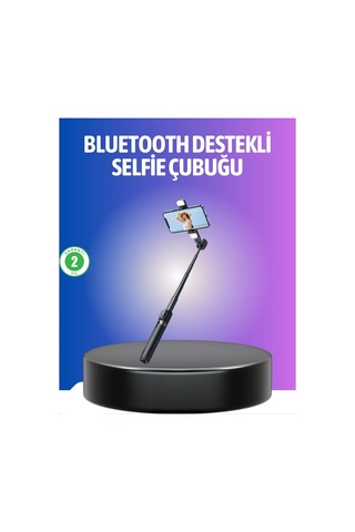 Bfs Bluetooth Selfie Çubuğu Uzaktan Kumandalı