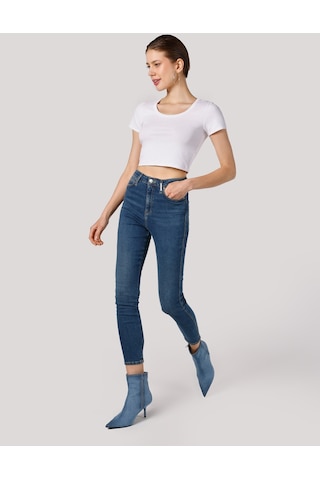 Colin's Colins 760 Diana Süper Slim Fit Yüksek Bel Dar Paça Mavi Kadın Jean Pantolon 001