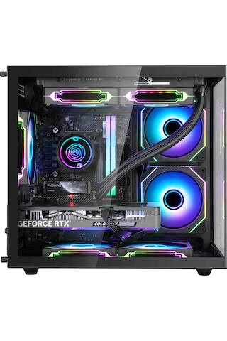 Segotep Brave W1 750W 80+ Bronze Midi Tower Bilgisayar Kasası Siyah