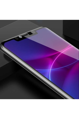Huawei Mate 20 Pro Zore Süper Pet Ekran Koruyucu Jelatin-Siyah Siyah