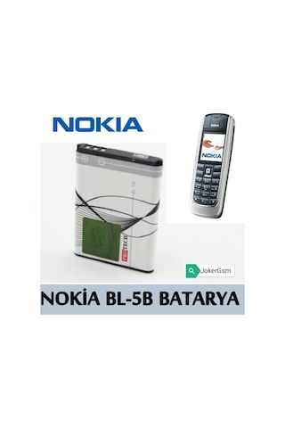 Nokia Bl-5B Batarya Pil Nokia 3220 5300 6070 6020 Batarya Pil