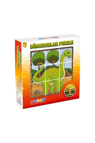 Küpss Dinozorlar 3d Küp Puzzle, Seri 2, 9 Küp 6 Dinazor Yapboz
