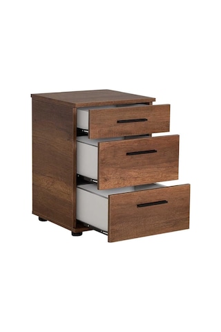 Tredline  Üç Çekmeceli Komodin - Oslo  Ceviz