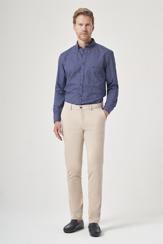İmza Bej Yan Cep Slim Fit Casual Pamuklu Chino Pantolon 1003260178