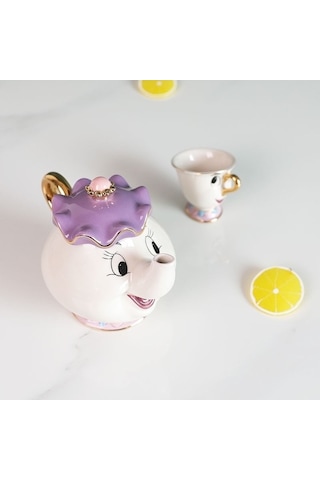 Pazly Sevimli Seramik Çaydanlık Çay Bardağı Ve Kupa