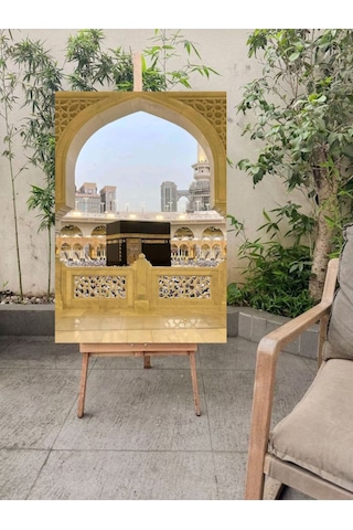 Kabe Tablo Kıble Gösteren Kanvas Tablo Canvas Hediyelik Duvar Dekarasyon Duvar Süsü Ölçü Seçiniz :