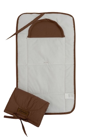 Mordesign Bebek Çanta Alt Açma Minderi, Alt Değiştirme Pedi, Taşınabilir Bakım Örtüsü,morremix Seri,kahverengi