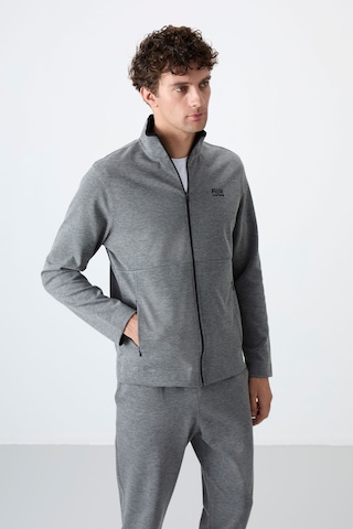 Tommy Life Carlos Gri Melanj Standart Kalıp Erkek Eşofman Takım - 85209 GRİ MELANJ