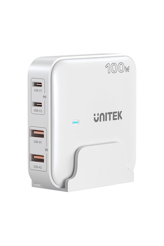 Unitek 100w Masaüstü Gan Şarjistasyon Beyaz P1229awh