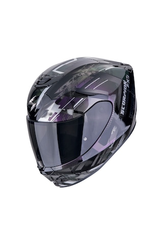 Scorpion Exo 391 Clutter Kapalı Motosiklet Kaskı Siyah
