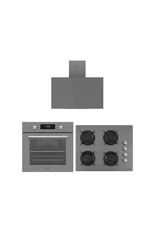 Vestel AF-6841 G - AO-65104 G-DG-T - AD-63340 G Eğik Gri lı 65 Dijital Set