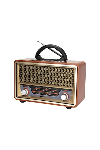 Meier M-157Bt Nostaljik Bluetooth Radyo Mp3 24 Cm