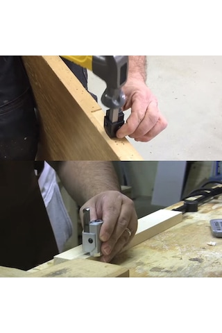 Padalink Ahşap Oyma İçin Yüksek Hassasiyetli Köşe Keski - Otomatik Hizalama Özellikli Çok Amaçlı Marangoz Aleti Gümüş