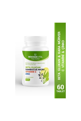 Beta Glukan , Kara Mürver ,c Vitamini Ve Çinko 60 Tablet