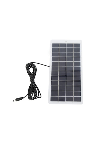 Güneş Paneli, 5w 12v Taşınabilir Yüksek Verimli Güneş Modülü Dc Arayüzlü Polikristal Güneş Enerjisi Paneli, Acil Durum Işıkları İçin Enerji Tasarruflu Güneş Şarj Paneli, Küçük Güneş Enerjisi
