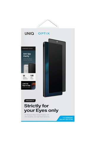 Samsung Galaxy Uyumlu S25 Ultra Hayalet Ekran Koruyucu Cam Privacy Optix Oleofobik Koruma Teknolojisi