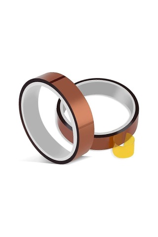 20mm & Kez 30m Poliimid Kapton Yüksek Sıcaklık Yapışkan Bant Isıya Dayanıklı