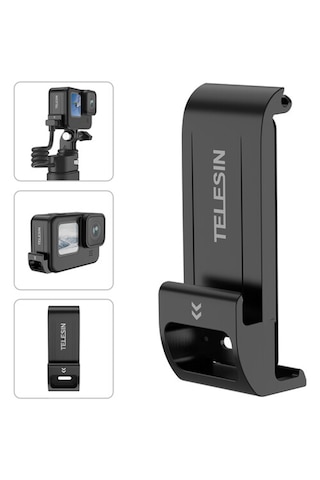 Ayex, Telesin Gopro Hero 9-13 Uyumlu Şarj Portlu Batarya Kapağı