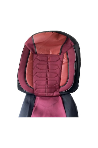 Oto Koltuk Kılıfı Hafif Ticari Ön Ve Arka Set Siyah-bordo