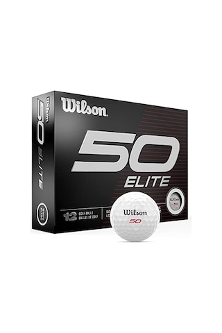 Fifty Elite Golf Topu, 12'li Paket Açık Altın