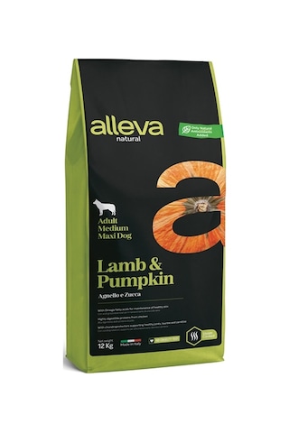 Alleva Natural Kuzulu Az Tahıllı Orta-Büyük Irk Yetişkin Köpek Maması 12 Kg Alleva Natural Kuzulu Az Tahıllı Orta-Büyük Irk Yetişkin Köpek Maması 12 Kg