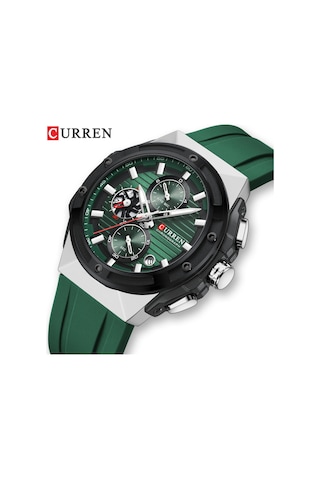 Curren Erkek Saati Açık Hava Eğlence Spor Takvim Kuvars Dairesel Bilek Saati Mavi Diğer