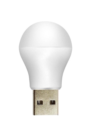Shuıvan Mini Usb Ampül Led Işık Gece Lambası - Beyaz-1470