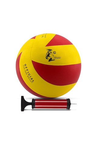 Telvesse Voleybol Topu Pompalı Set 280g Renkli 8 Panel Soft Touch İç-dış Mekan Uygun Dayanıklı 700 Açık Gri