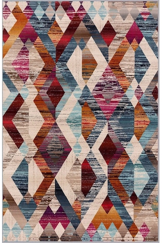 Rovigo Home Dijital Baskı Yıkanabilir Kaymaz Taban Salon Halısı Rvg0628 Bej