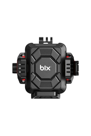 Bix Bmph04 Ayna Bağlantılı 360 Ayarlanabilir Titreşim Önleyici Motosiklet & Bisiklet Telefon Tutucu Siyah