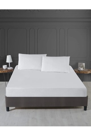 Alez Pamuklu Fitted Yatak Koruyucu 160 200 Cm Renk