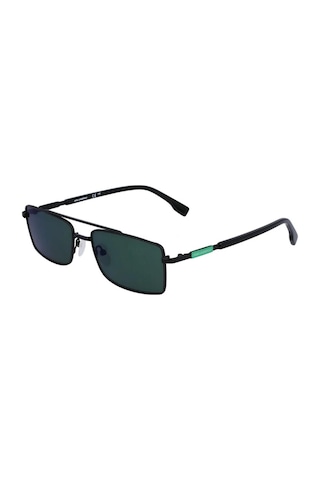 Karl Lagerfeld Kl348s 002 56 Unisex Dikdörtgen Siyah Metal Güneş Gözlüğü