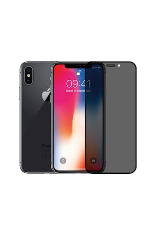Safeus Tam Kaplayan Hayalet Parmak İzi Bırakmayan Safir Ekran Koruyucu Cam , İphone X İle Uyumlu